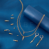 30Pcs 6 Styles 304 with 201 Stainless Steel Pendants FIND-UN0004-30-4