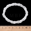 Bamboo Natural Quartz Crystal Beads Stretch Bracelets for Women Men BJEW-K304-01L-5