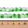 Baking Paint Glass Beads Strands DGLA-N015-8mm-09-4