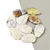 Natural White African Opal Beads Strands G-P548-B09-01-2
