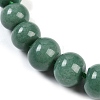 Natural Green Aventurine Rondelle Graduated Beaded Necklaces for Women Men NJEW-K388-02R-2