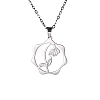 Non-Tarnish Stainless Steel Pendant Necklaces PW-WG57218-11-1