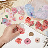 5 Bags 5 Styles PVC Plastic Floral Self Adhesive Decorative Stickers STIC-CP0001-07-3