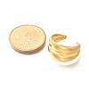 304 Stainless Steel Open Cuff Rings for Unisex RJEW-R010-06S-5