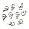 Tarnish Resistant 304 Stainless Steel Lobster Claw Clasps STAS-G035-G-1
