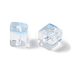 Two Tone Transparent Glass Beads GLAA-NH0001-03B-2