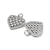 SHEGRACE Brass Micro Pave Clear Cubic Zirconia Pendants XGRQ2C704-412P-2
