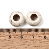 Synthetic Howlite European Beads TURQ-S283-34B-3