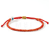 Handmade Porcelain Evil Eye Bead Braided Bracelets SI3080-6-1