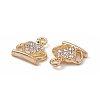 Alloy Crystal Rhinestone Charms FIND-C019-25KCG-3