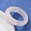 Natural Rose Quartz Plain Band Rings PW-WG25917-06-3