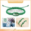Cotton Cord Braided Bracelets FS-WG5D436-01-5