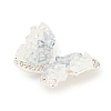 Natural Quartz Crystal Connector Charms KK-P275-22S-2