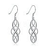 Brass Celtic Knot Dangle Earrings FS-WG354B2-01-2