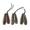 Natural Stichtite Pendants G-L617-G07-10x40mm-1