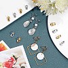 40Pcs 2 Colors 304 Stainless Steel Clip-on Earring Findings STAS-SC0004-26-5