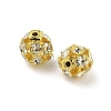 10mm Brass Rhinestone Beads X1-KK-S519-01C-02G-2