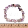 Natural Quartz Chip Beaded Stretch Bracelets for Women BJEW-D467-01C-3