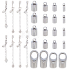 304 Stainless Steel Cord Ends and Chain Extender STAS-UN0019-77P-1