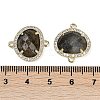 Natural Labradorite Faceted Oval Links G-B126-01G-07-3