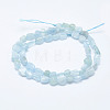 Natural Aquamarine Beads Strands X-G-K203-46-3