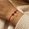 304 Stainless Steel Virgin Mary Charm Bracelets LS-WH3603-1