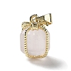 Natural Rose Quartz Gift Box Charms LS-G-P523-01G-01-1