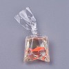 Resin Pendants RESI-WH0008-10A-1