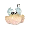 Ocean Theme Transparent Resin Pendants RESI-I351-03P-01-1