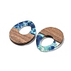 Resin and Walnut Pendants FIND-R051-10F-2