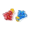 Transparent Glass Enamel Beads LAMP-S070-05A-3