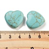 Heart  Synthetic Turquoise  Worry Stone G-C134-06A-01-3