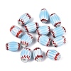 Handmade Millefiori Glass Barrel Beads LA-N002-02D-1