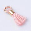 Polycotton(Polyester Cotton) Tassel Pendant Decorations OCOR-S102-11-2