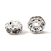 Brass Rhinestone Spacer Beads RB-A014-L6mm-01S-NF-3