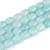 Baking Paint Crackle Glass Beads Strands DGLA-N019-01B-09-1