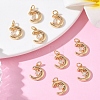 SHEGRACE Brass Micro Pave Cubic Zirconia Pendants XGRQ3D664-464G-4