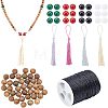 SUPERFINDINGS DIY Beaded Necklace Making Kits DIY-FH0004-49-1