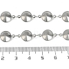 304 Stainless Steel Rhinestone Cup Chains CHS-K023-08A-P-3
