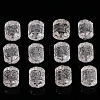 Natural Quartz Crystal Carved Beads PW-WG41041-01-2