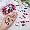 60Pcs 2 Styles Opaque Resin Cabochons CRES-SC0002-60-3