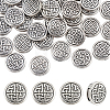 40Pcs Tibetan Style Zinc Alloy Slide Charms FIND-PH0061-43AS-1