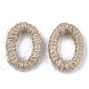 Handmade Woven Linking Rings WOVE-T006-131-2