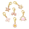 64Pcs 32 Styles Alloy Enamel Shoe Charms HJEW-PH02482-2