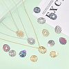 30Pcs 304 Stainless Steel Pendant STAS-CA0001-76-3