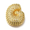 Brass with Cubic Zirconia Pendant KK-Q818-02G-G-1