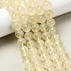 Natural Lemon Quartz(Heated) Beads Strands G-B167-A11-10mm-1