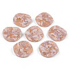 4-Hole Cellulose Acetate(Resin) Buttons BUTT-S026-007B-01-1