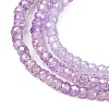 Transparent Gradient Color Cubic Zirconia Strand ZIRC-NH0002-01D-3