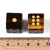 Natural Tiger Eye Carved Cube Dice T144-07A-3